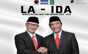 Pasangan LA-IDA unggul..! Survei Calon Gubernur Sultra 2024