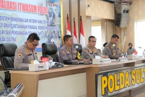 Tim Itwasum Polri melaksanakan kegiatan monitoring dan evaluasi terkait program makan bergizi gratis (MBG) dan Ketahanan Pangan (Ketapang) di wilayah hukum Kepolisian Daerah (Polda) Sulawesi Tenggara (Sultra).
